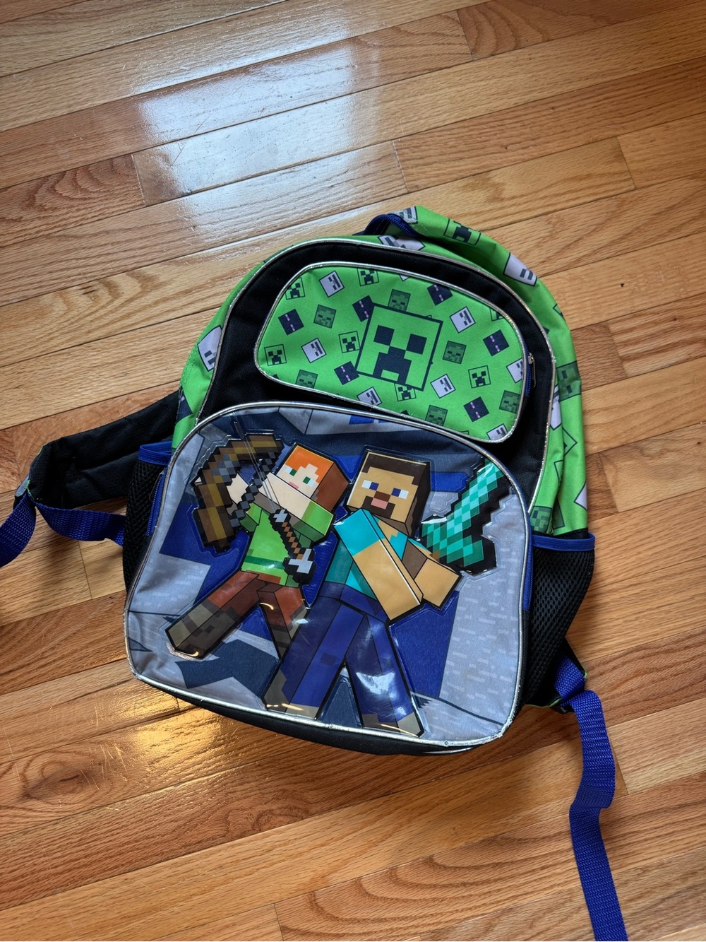 Minecraft Kids Green Character Backpack - Official Look
